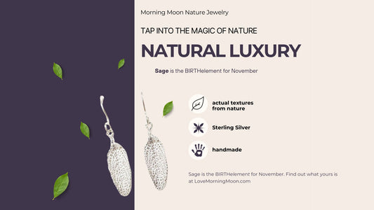 Embrace the Sacred Energy of Sage with Our Nature Jewelry Collection!
