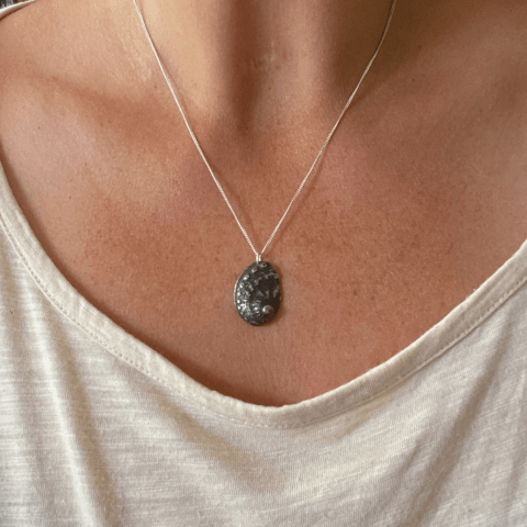 Sparkling Waters Abalone Shell Necklace