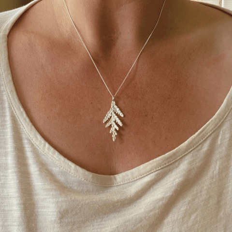 Ambleside Cedar Leaf Necklace