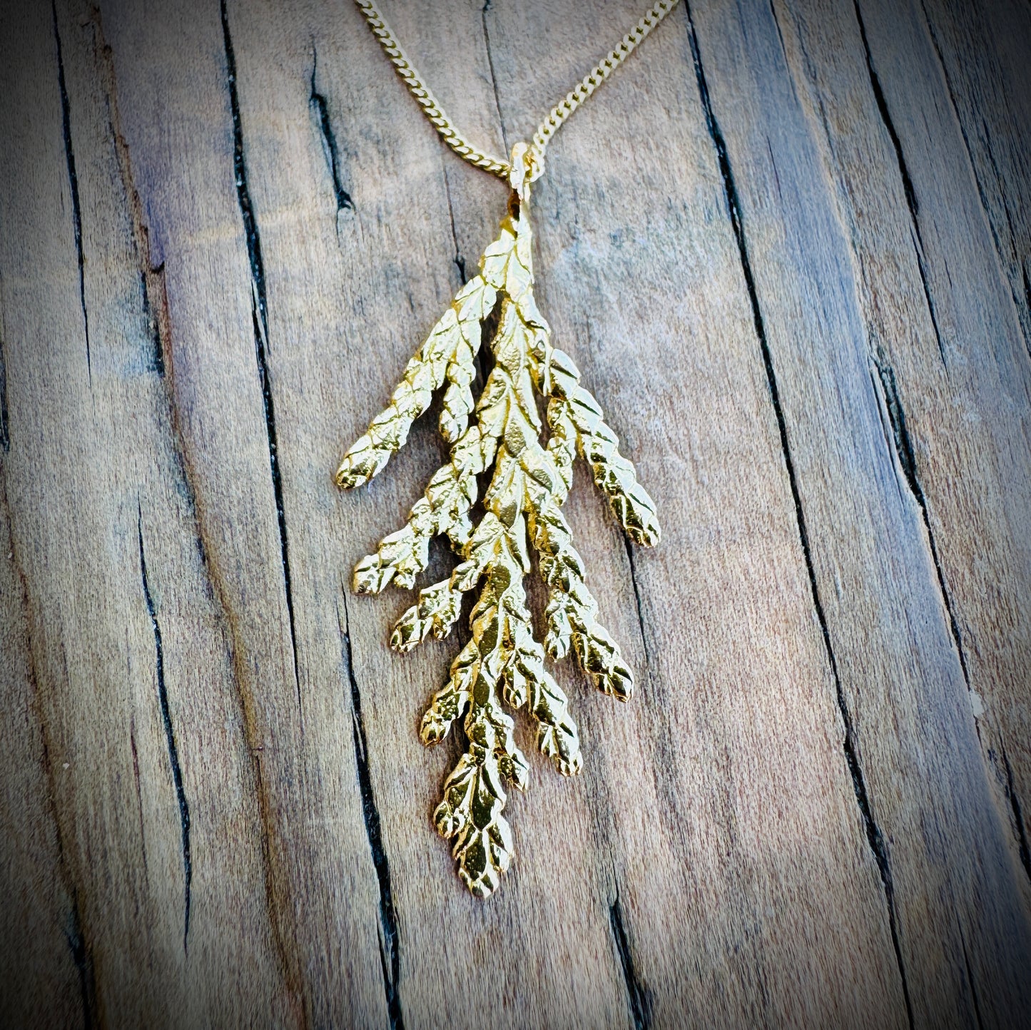 Ambleside Cedar Leaf Necklace