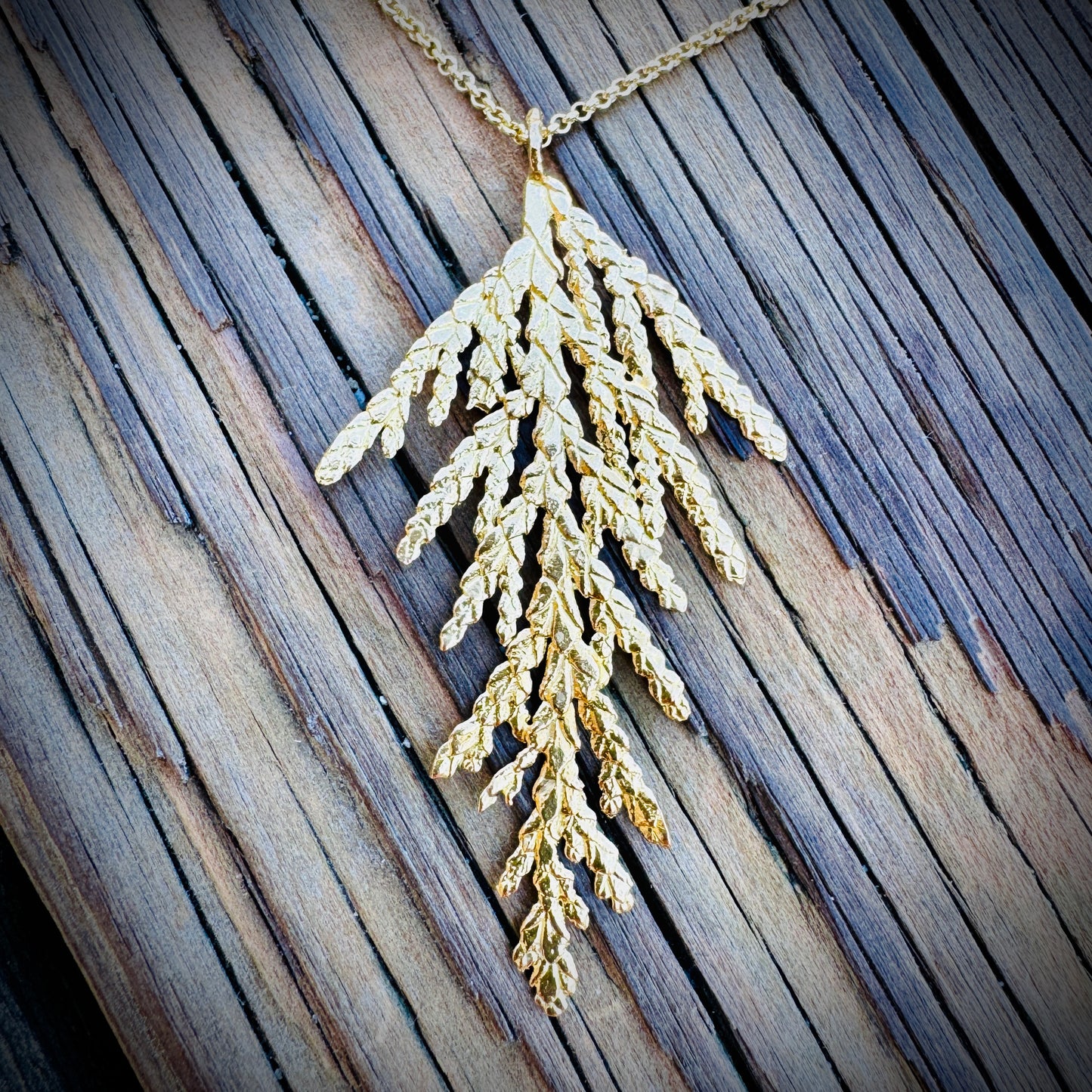 Ambleside Cedar Leaf Necklace