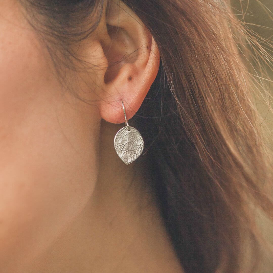 Enchanted Woodlands Salal Leaf Earrings