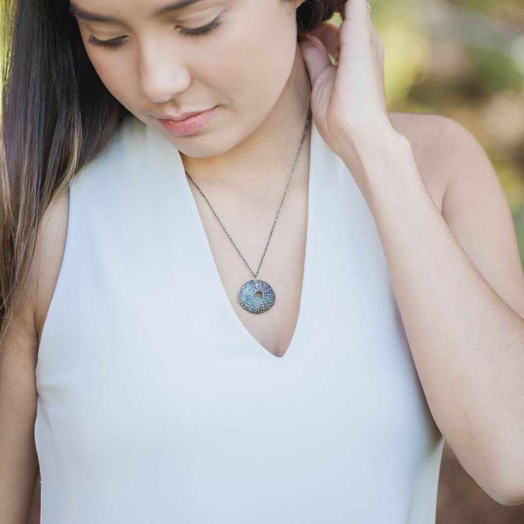 Pacifica Sea Urchin Shell Necklace