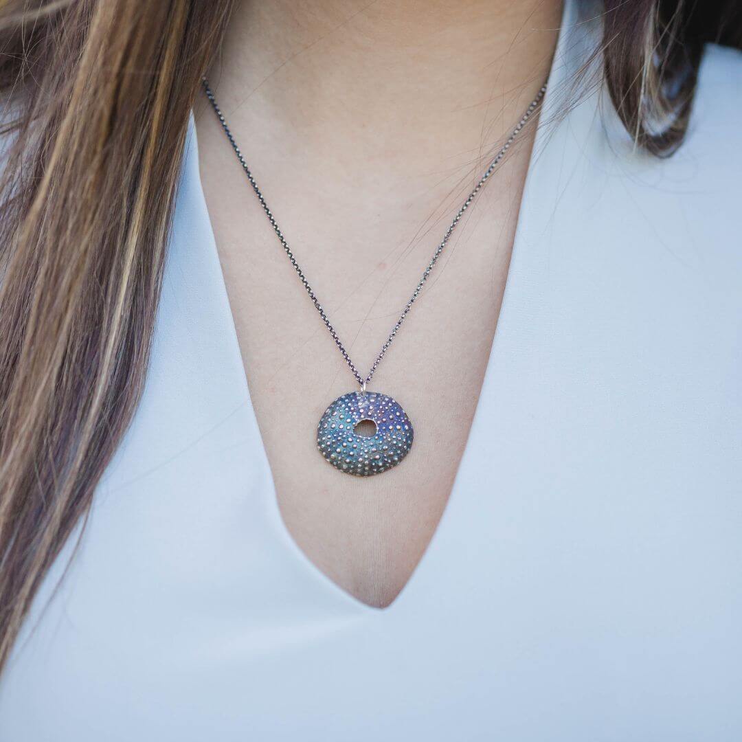 Pacifica Sea Urchin Shell Necklace