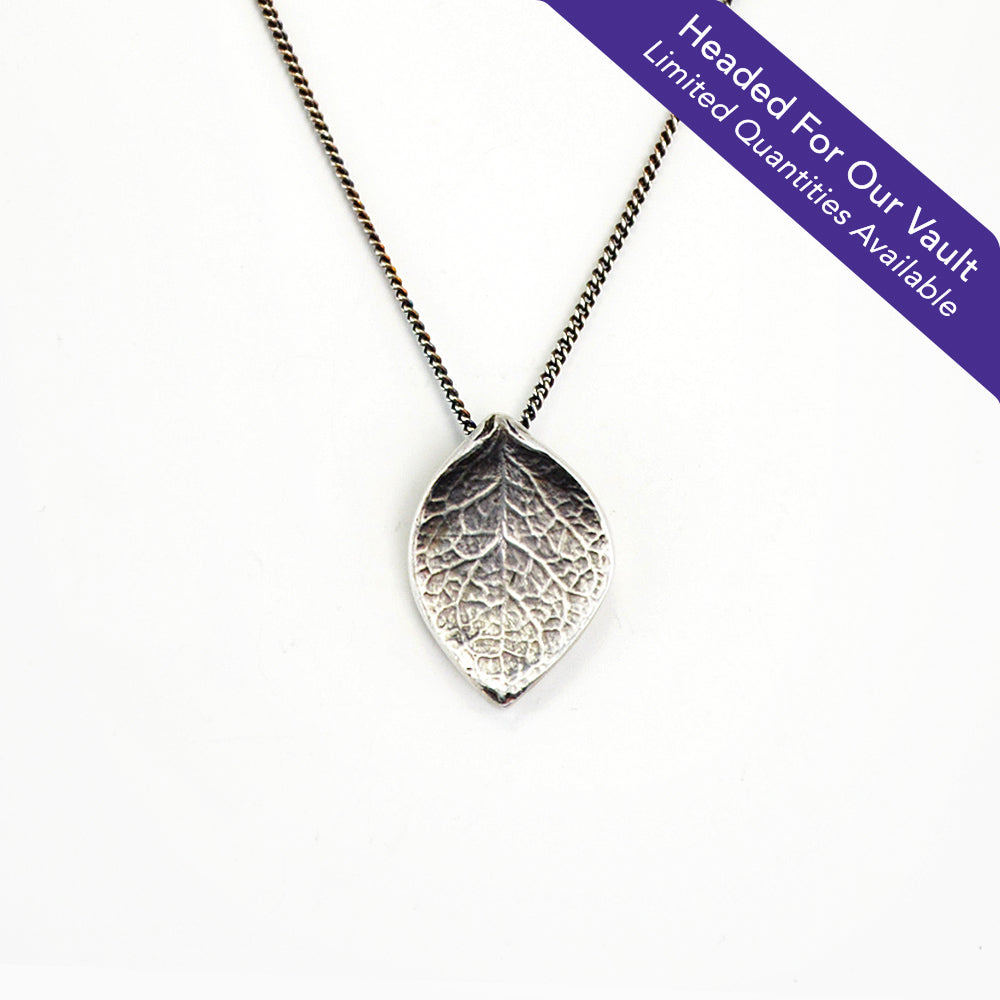Enchanted Woodlands Salal Leaf Necklace