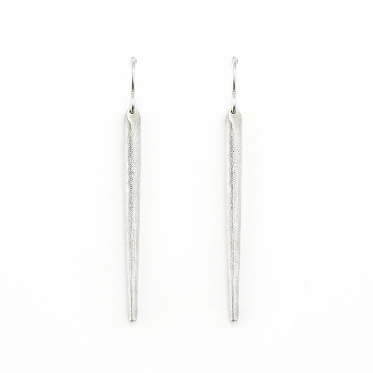 Seashell Earrings. Sea Urchin Spine earrings cast from beautiful Sterling Silver  Sterling Silver hooks