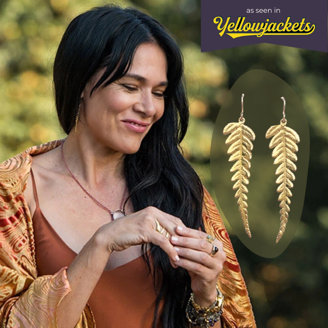 the earrings adult lottie antler queen simone kessell wore on yellowjackets