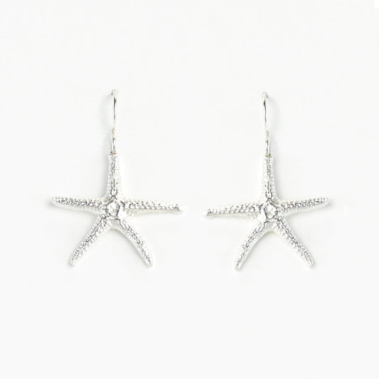 Botanical Beach Starfish Shell Earrings