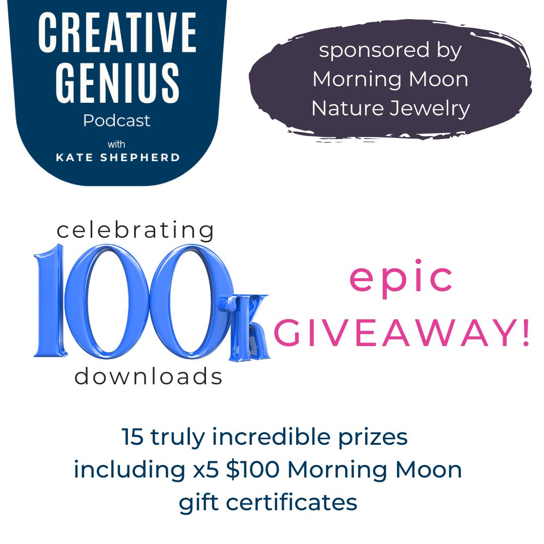 Reconnect with Your Creative Genius: Exploring Humanity is Glitching™ on The Creative Genius Podcast by Morning Moon Nature Jewelry