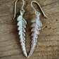 Whispering Forest Fern Leaf Earrings