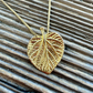 Meadowbrook Linden Leaf Necklace