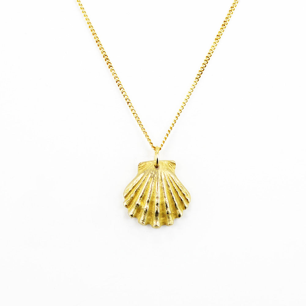 Sunrise Scallop Shell Necklace