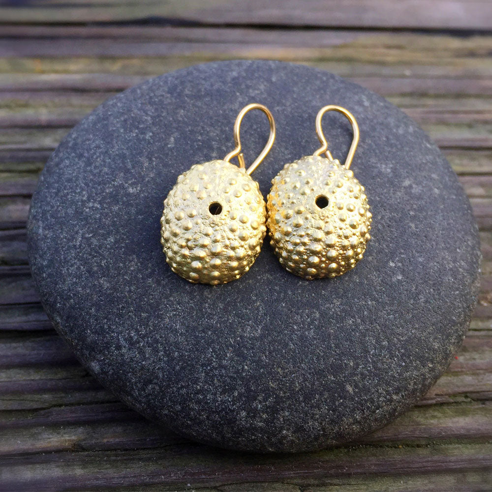 Pacifica Sea Urchin Shell Earrings