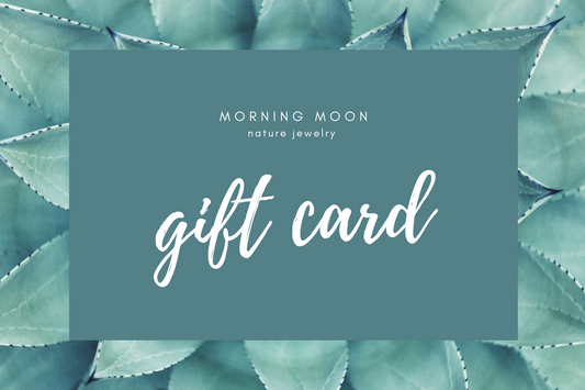 Morning Moon Nature Jewelry Gift Card
