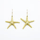 Botanical Beach Starfish Shell Earrings